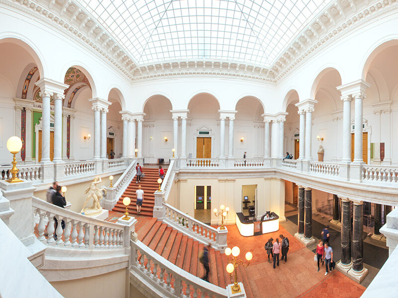 Das Foyer der Bibliotheca Albertina, Bild: Swen Reichhold