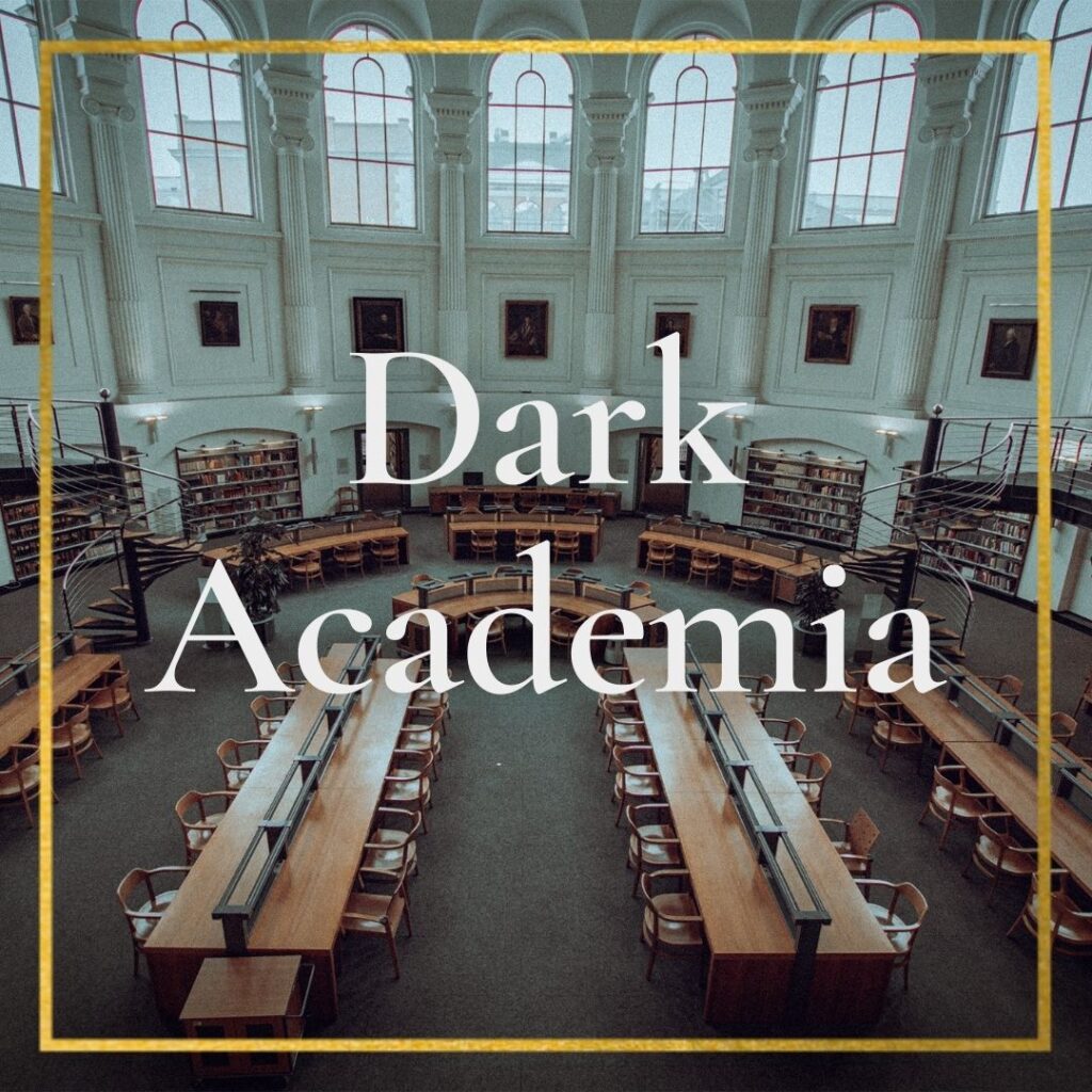 Playlist-Cover "dark academia"