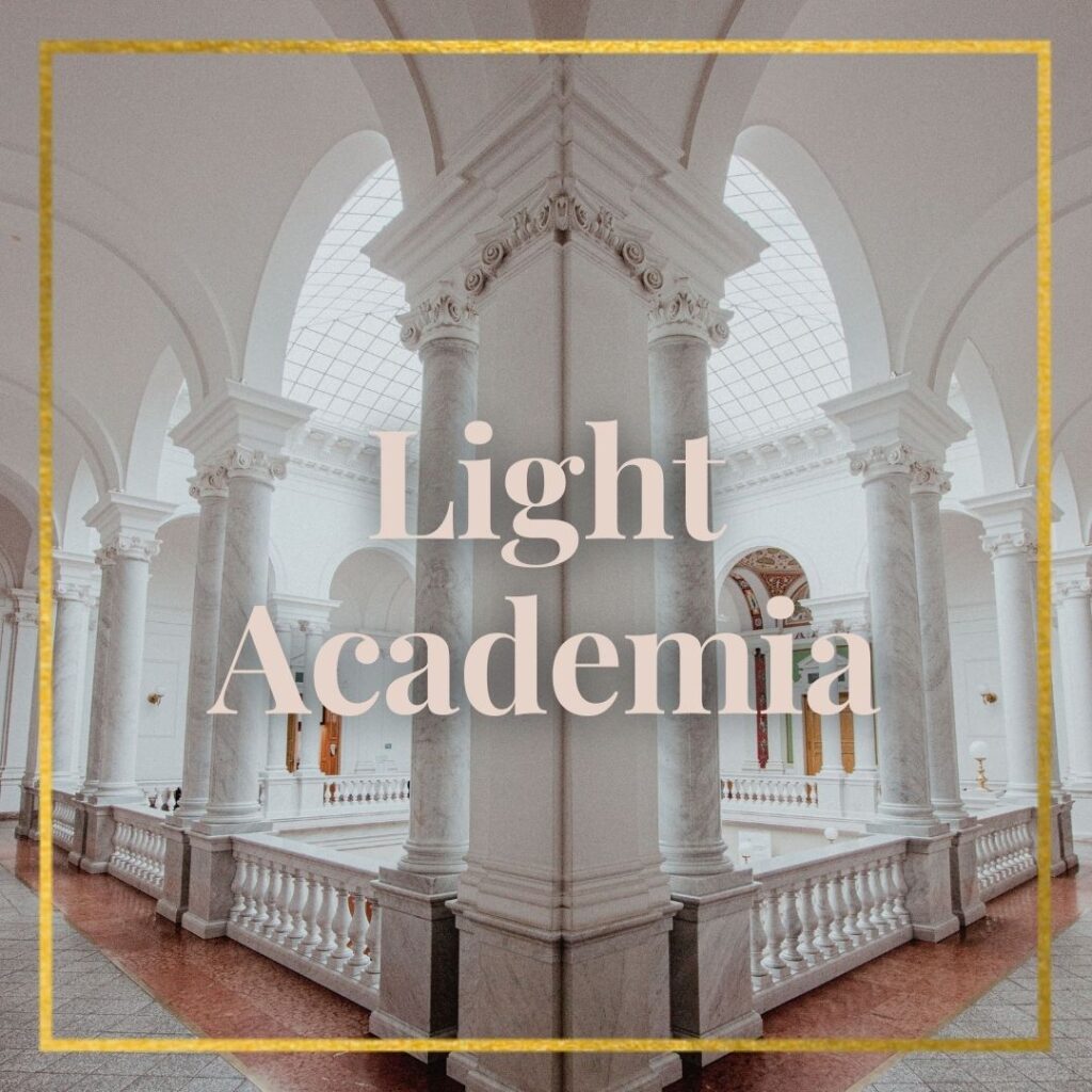 Playlist-Cover "light academia"