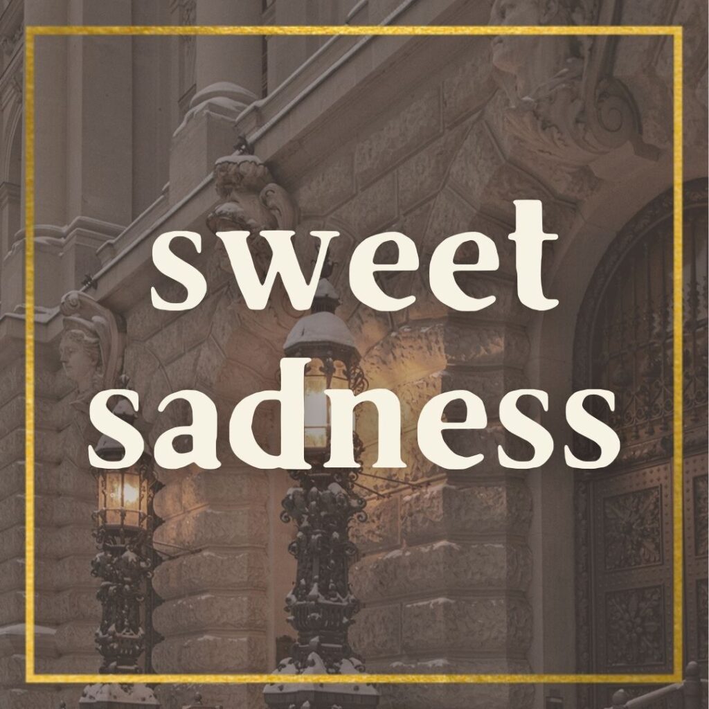 Playlist-Cover "sweet sadness"